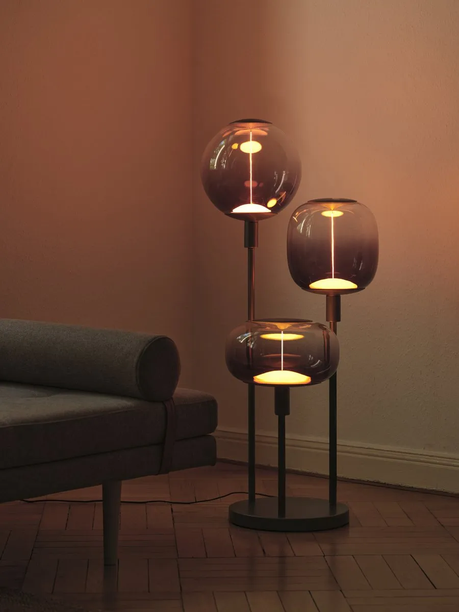 Osram Decor Stick Vloerlamp 3xE27 - Donkergrijs