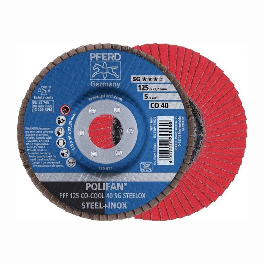 Pferd Polifan CO-COOL SG Steelox Lamellenschijf Ø125mm