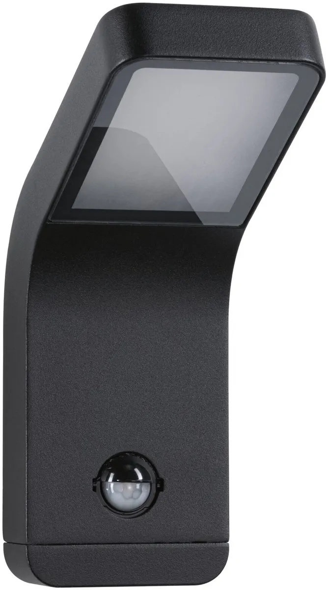 Paulmann Kulma LED Wandarmatuur Schemergestuurd - 7,5W 500lm IP44 Antraciet