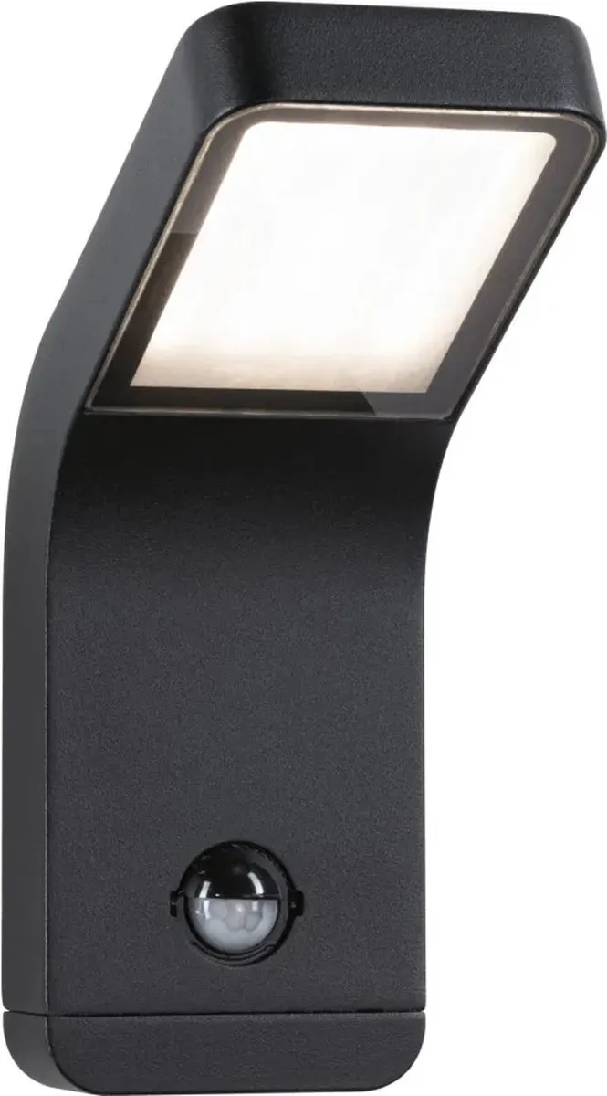Paulmann Kulma LED Wandarmatuur Schemergestuurd - 7,5W 500lm IP44 Antraciet