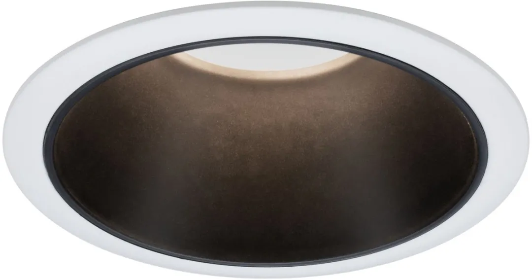 Paulmann Cole Inbouwlamp GU10 10W - 88mm Wit/Zwart mat