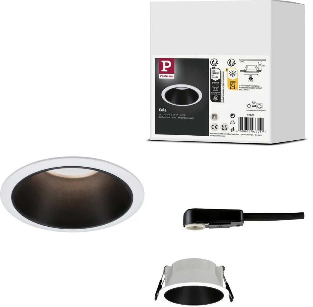 Paulmann Cole Inbouwlamp GU10 10W