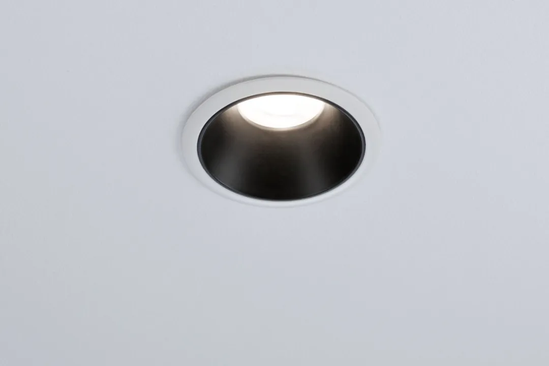 Paulmann Cole Inbouwlamp GU10 10W - 88mm Wit/Zwart mat