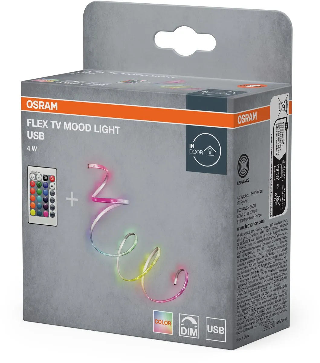 Osram LED-balk 1500mm RGB USB 5V - 1 Stuk