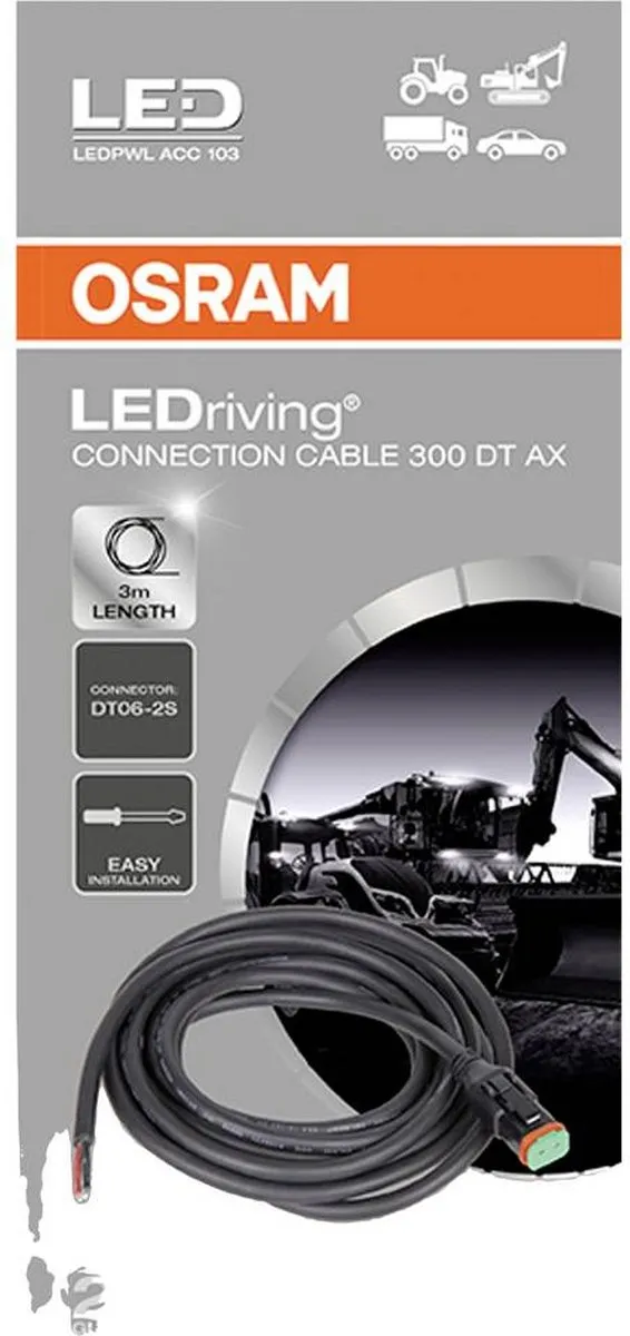 Osram LEDriving Connection Cable 300 DT AX - 30x0.5x3000mm