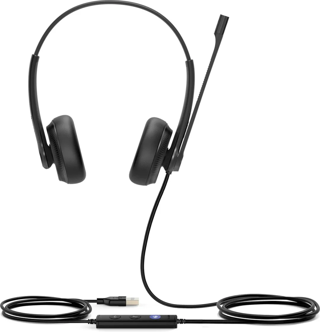 Yealink UH34 DUAL TEAMS Headset - Zwart