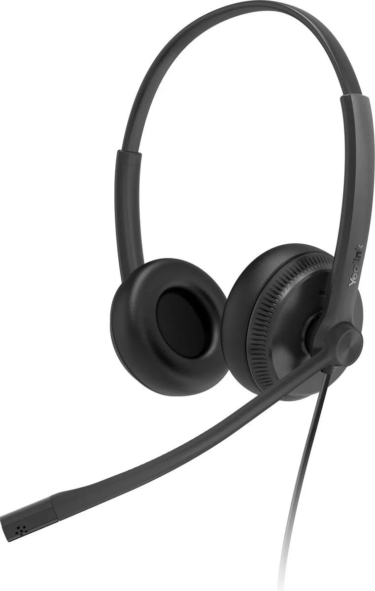 Yealink UH34 DUAL TEAMS Headset - Zwart