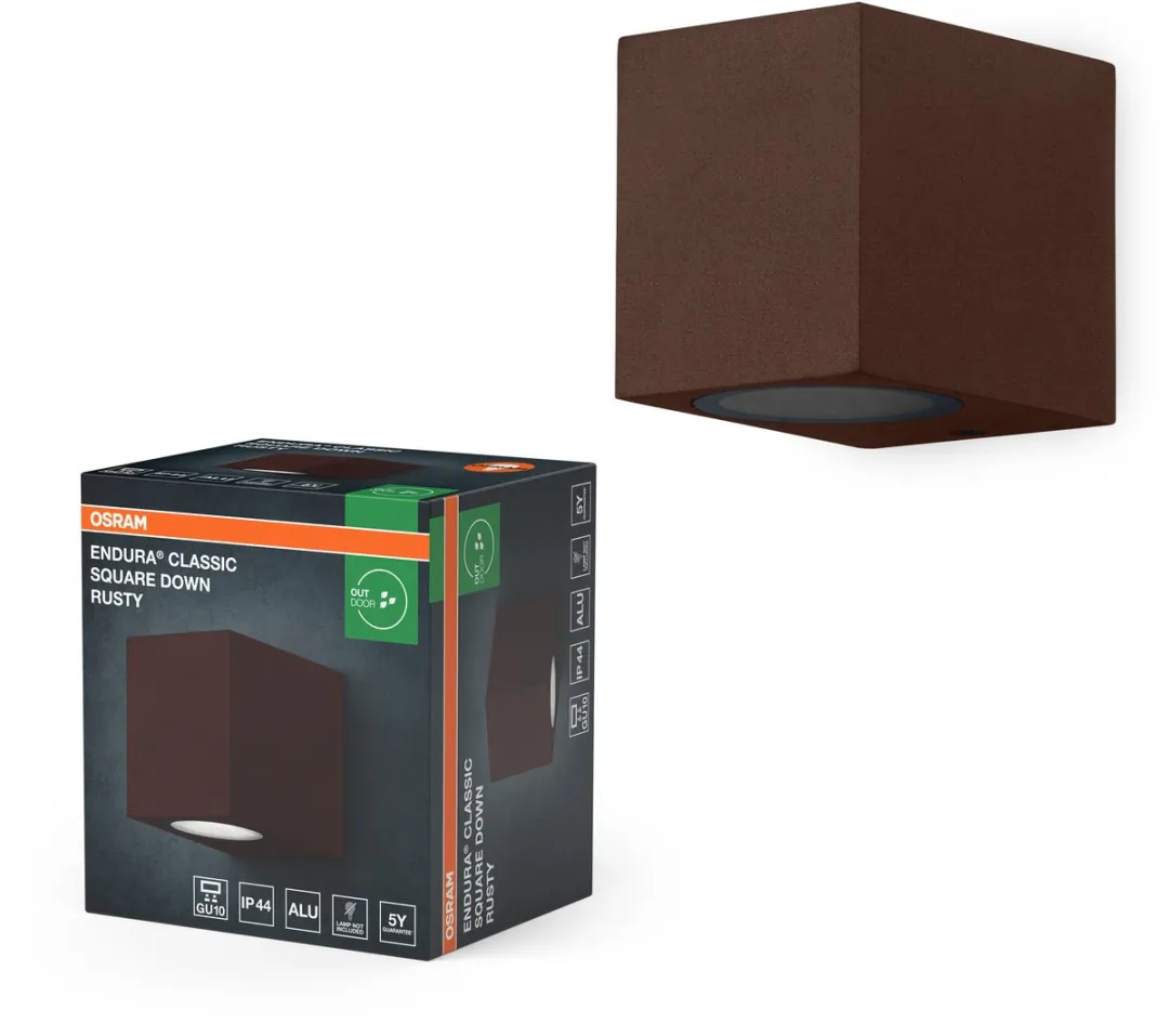 Osram Endura Classic Square Down Rusty - 1 Lichtpunt
