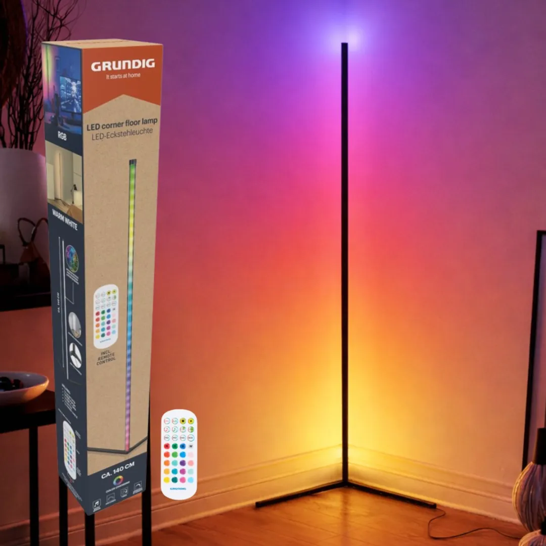 Grundig RGB LED Hoeklamp 140cm