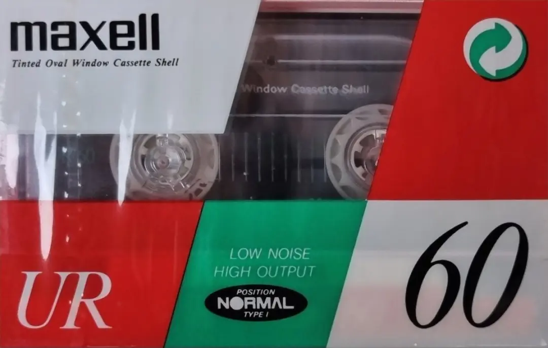 Maxell UR60 1980's Type I Cassettebandje