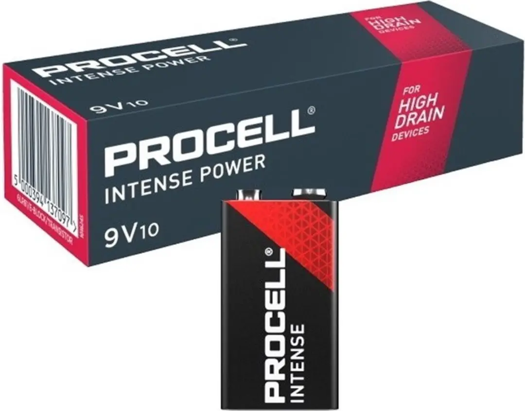 ProCell Intense 9V 6LR61 Alkaline Batterij