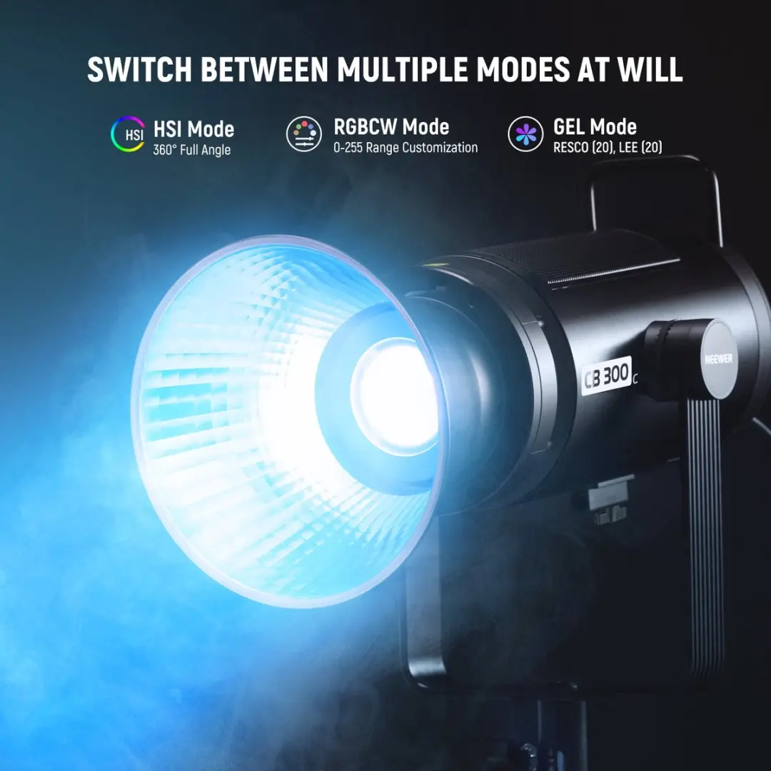 Neewer CB300C RGB LED Videolicht - 300W - afbeelding 3 van 6