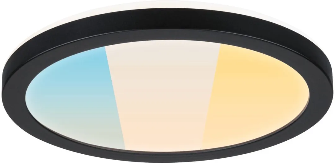 Paulmann Atria Shine LED-paneel 7,6W 1100lm 3000-6500K - Zwart
