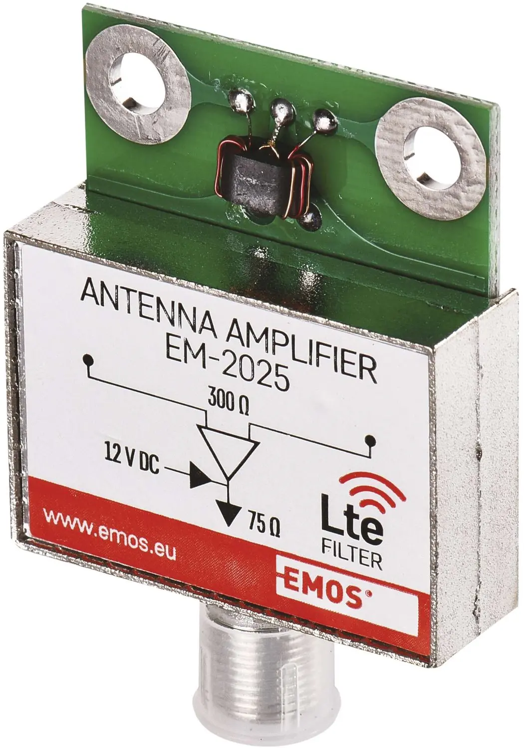 EMOS J5802 Antennevoorversterker - 25 dB VHF/UHF - afbeelding 5 van 6