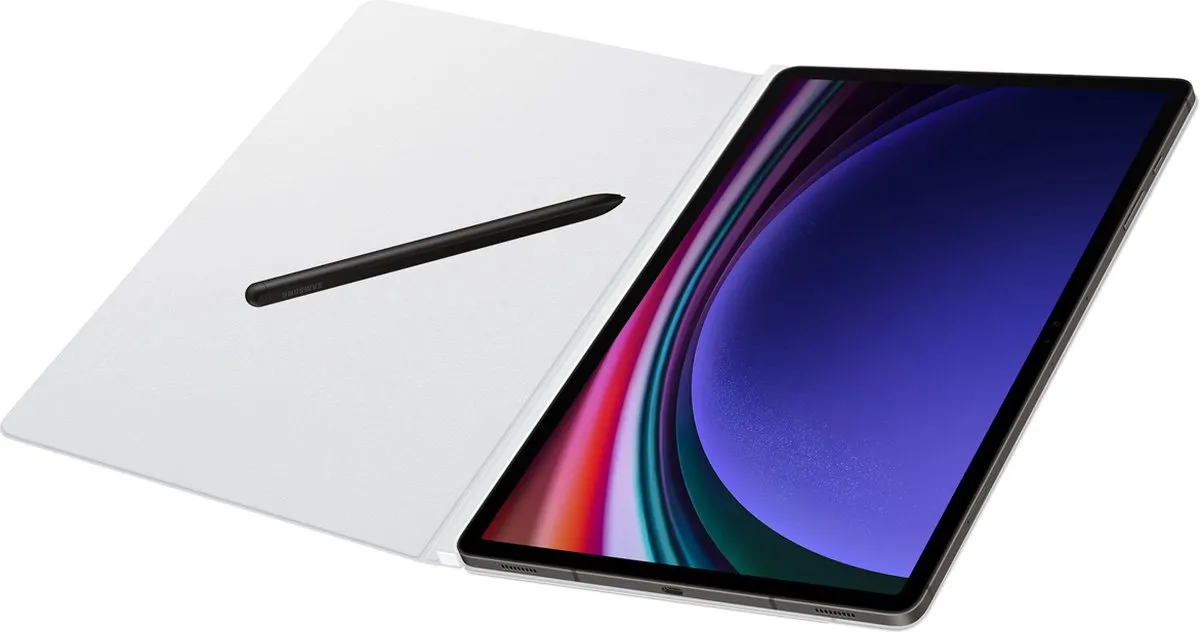 Samsung Galaxy Tab S9+ Smart Book Cover - Wit