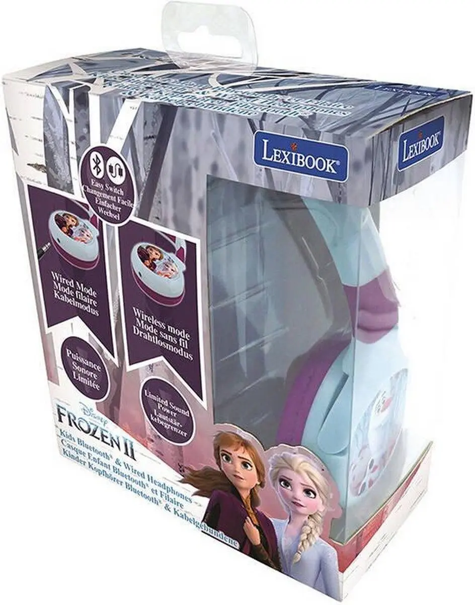 Lexibook Frozen HPBT010FZ Koptelefoon - Blauw - afbeelding 6 van 6
