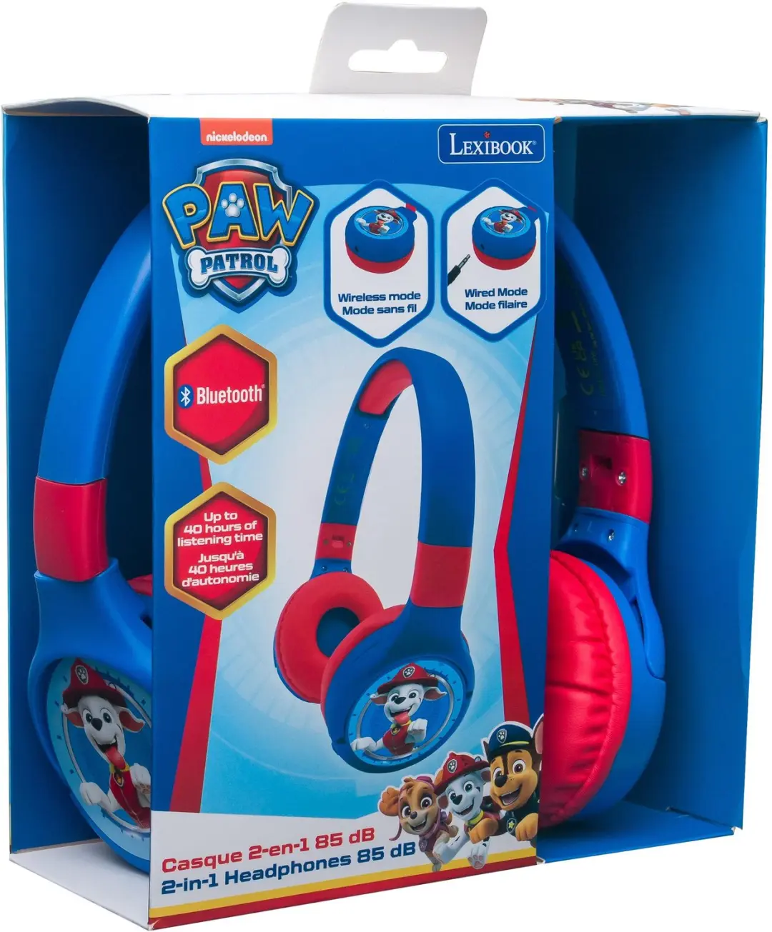 Lexibook Paw Patrol HPBT010PA Koptelefoon - Blauw - afbeelding 4 van 6