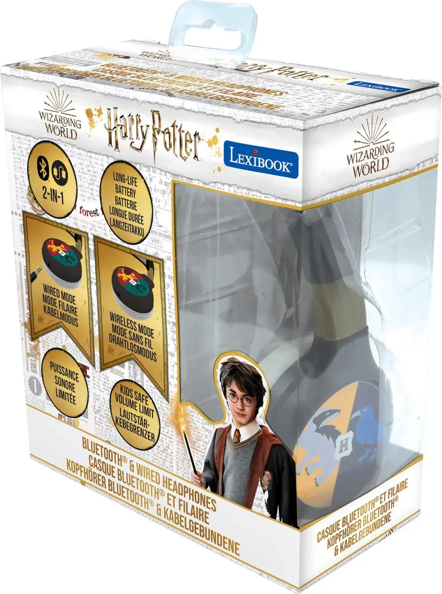 Lexibook Harry Potter Koptelefoon HPBT010HP - Zwart - afbeelding 5 van 6