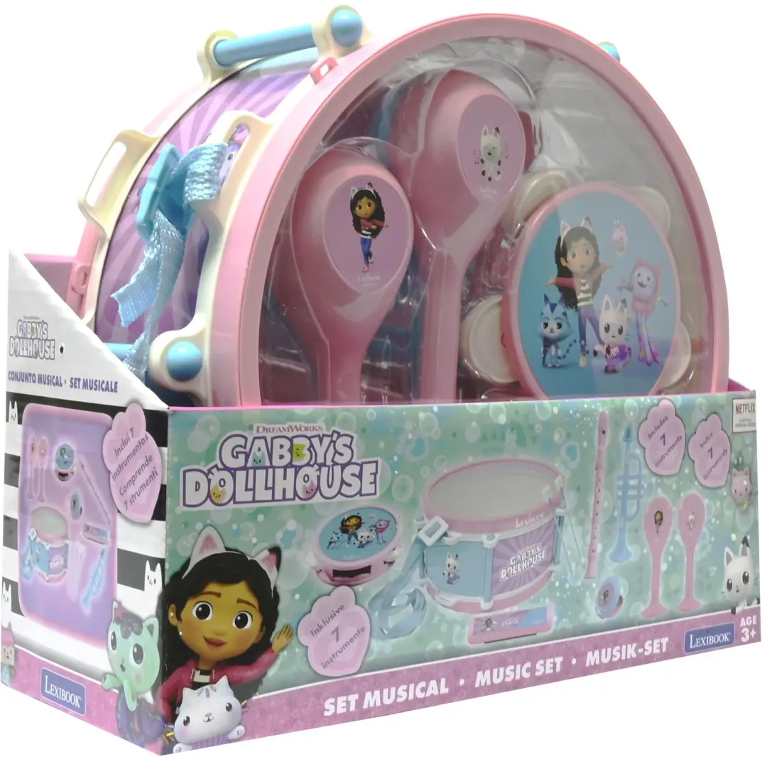 Lexibook Gabby's Dollhouse Muziekset - 7 Stuks - Roze - afbeelding 3 van 6
