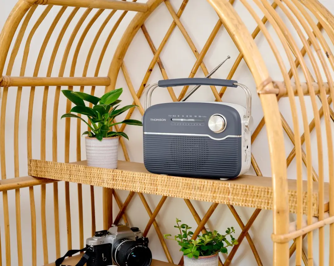 Thomson RTS450BTG Retro Bluetooth Radio - Grijs - afbeelding 4 van 6
