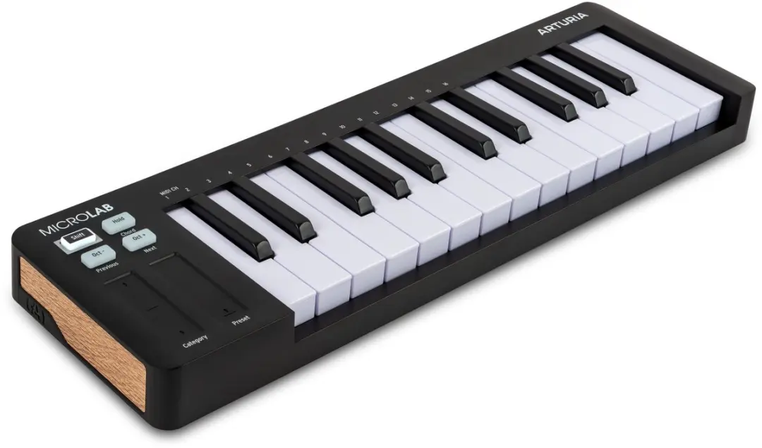 Arturia MicroLab MK3 MIDI Keyboard 25 Toetsen - Zwart - afbeelding 4 van 5