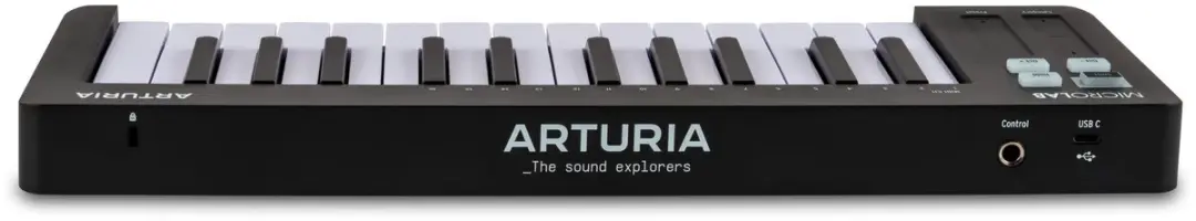 Arturia MicroLab MK3 MIDI Keyboard 25 Toetsen - Zwart - afbeelding 5 van 5
