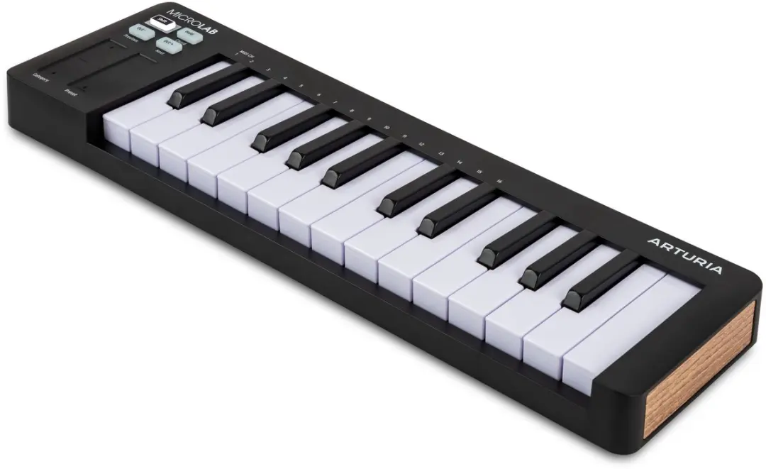 Arturia MicroLab MK3 MIDI Keyboard 25 Toetsen - Zwart - afbeelding 3 van 5