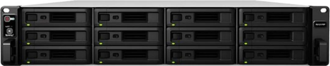 Synology RX1217RP RackStation - 12 Sloten - Roodundant PSU - Zwart/Grijs