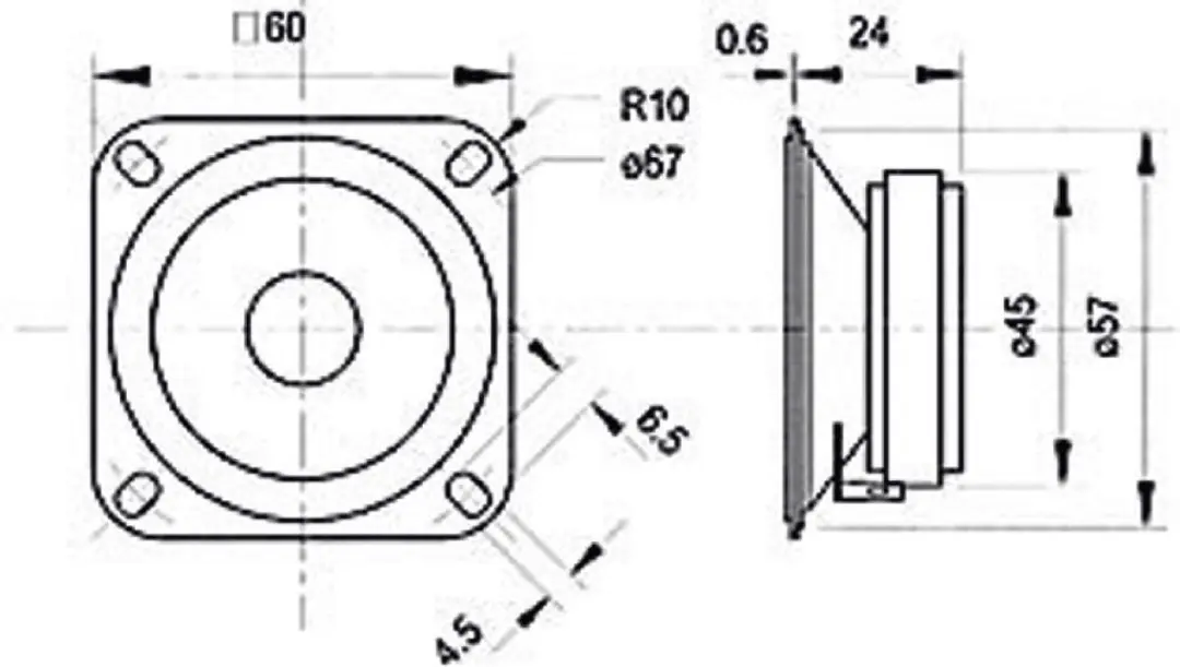 Visaton TW 6 NG Tweeter 2 inch - 8 Ohm - 60W - afbeelding 6 van 6