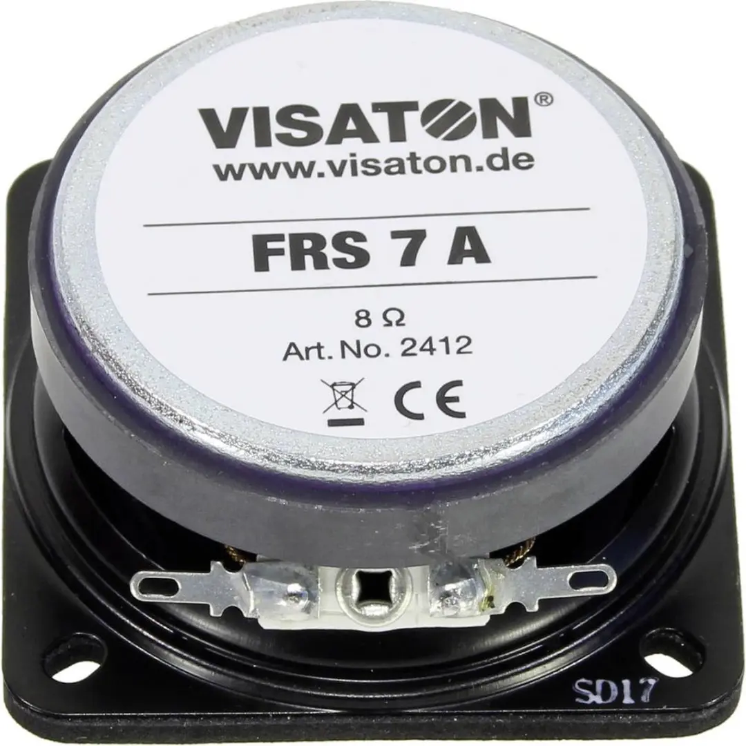 Visaton FRS 7 A Breedband-luidspreker 8W - Zwart - afbeelding 2 van 4
