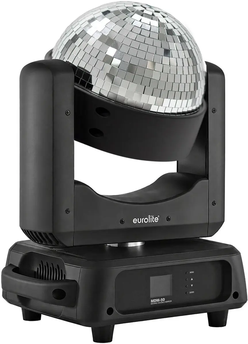Eurolite MDM-50 Movinghead Spiegelbol met LED-ring