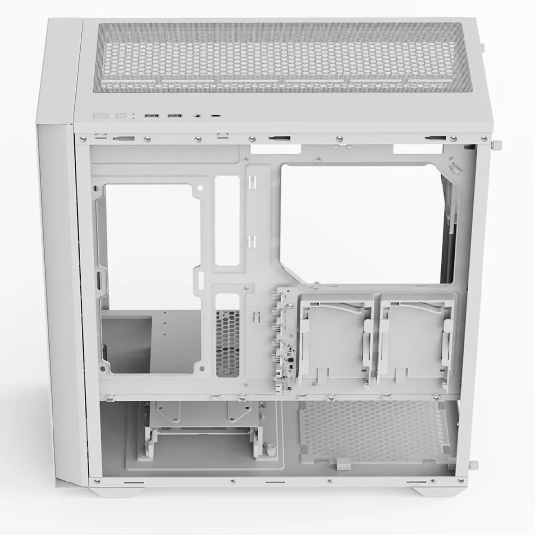 Aerocool D502A Midi Tower - Wit