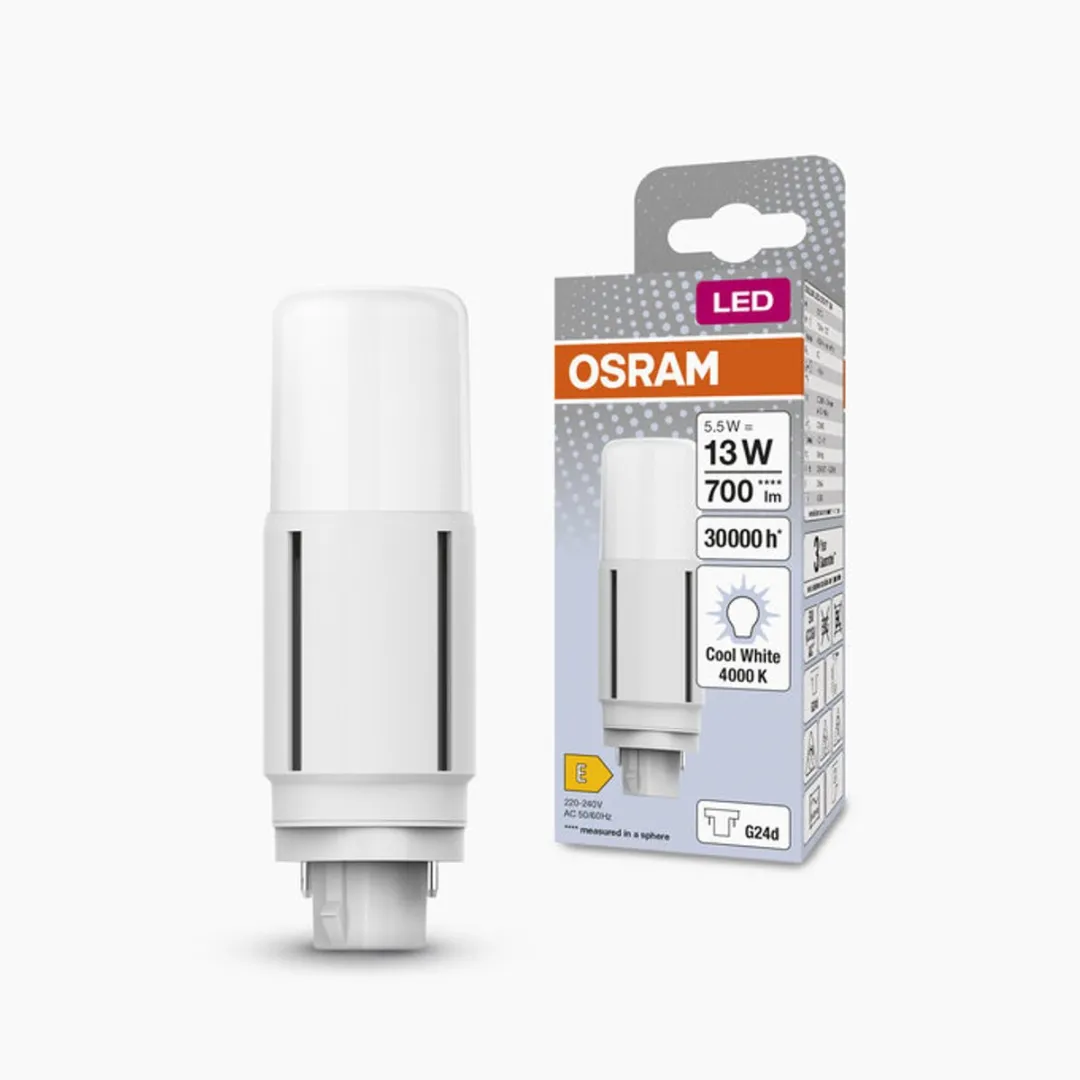 Osram LED-lamp G24d 5.5W Neutraalwit - 4000K - Helder