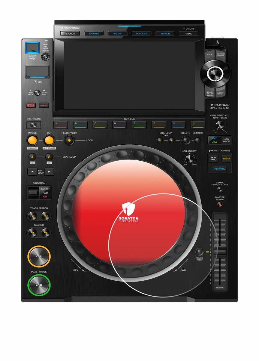 upscreen Scratch Shield 2840559 Screenprotector Pioneer CDJ 3000 - afbeelding 5 van 6