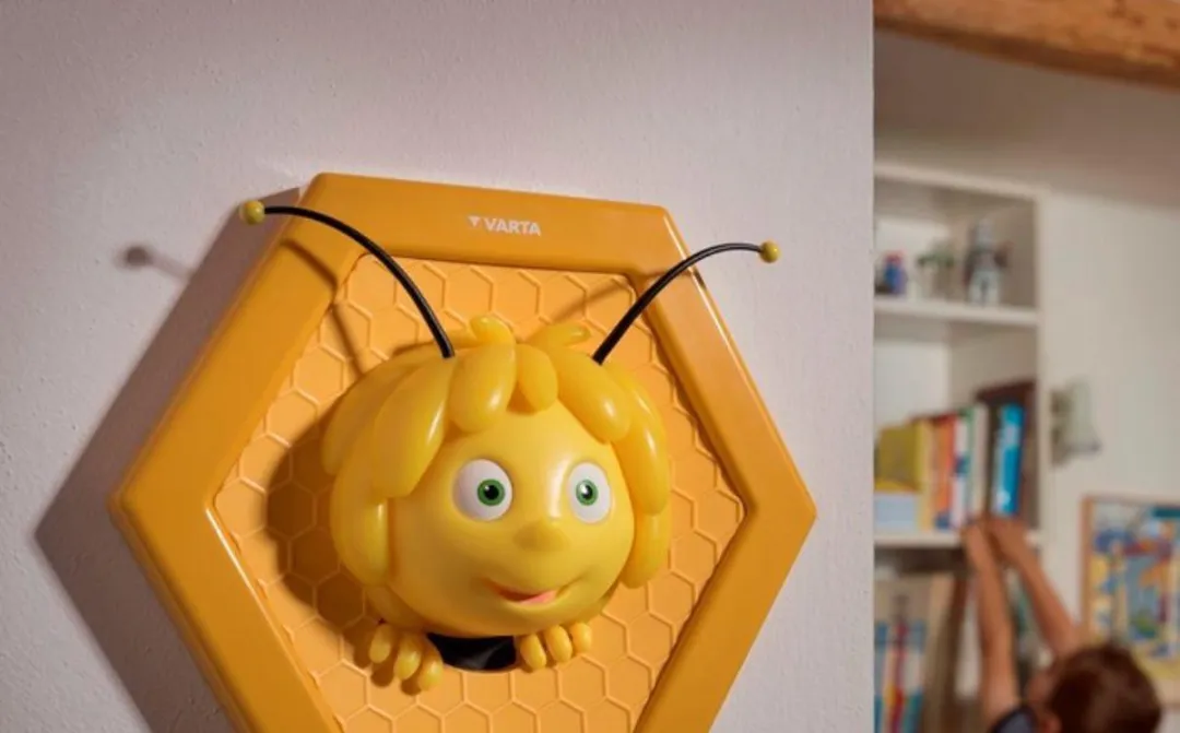 Varta Maya de Bij Wandlamp - Geel