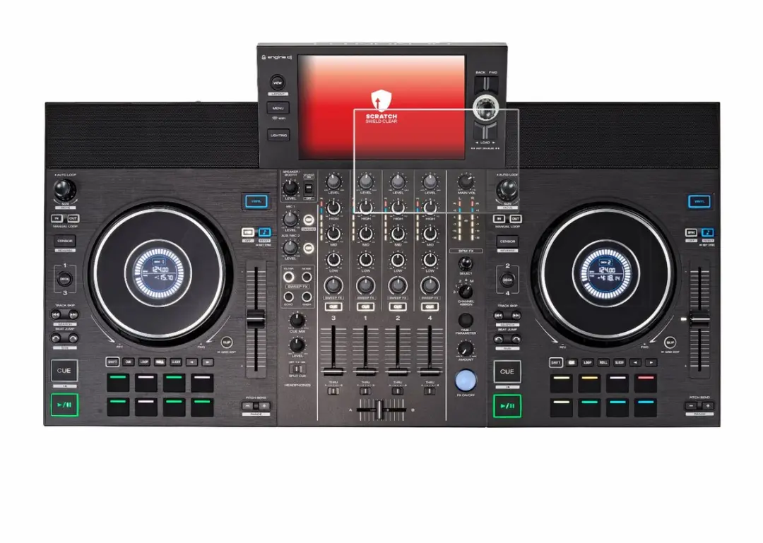 upscreen Screenprotector Denon DJ SC LIVE 4 - Transparant - afbeelding 5 van 6