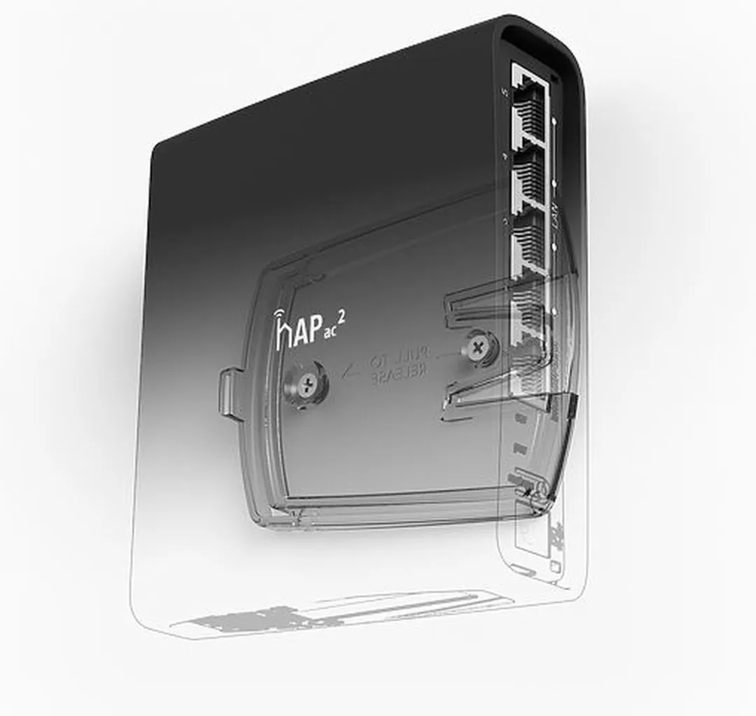 MikroTik hAP ac² RBD52G-5HacD2HnD-TC Router - 5x Ethernet - Zwart