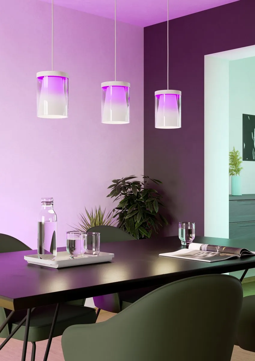 EGLO connect.z Chiusello-Z Hanglamp 83cm - Wit - RGB & Wit - Dimbaar