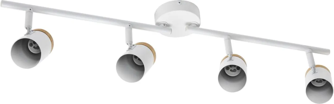 Osram LED Spot Stamp 4xGU10 Plafondlamp - Warm wit - Houtdecor