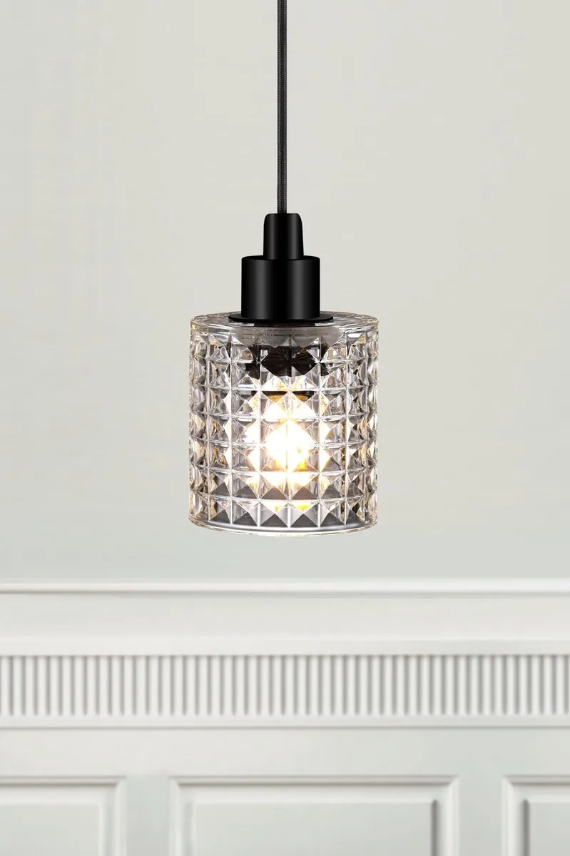 Nordlux Hollywood Hanglamp E27 - Helder glas
