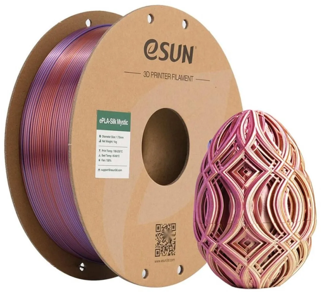 ESUN ePLA-Silk-Mystic Koperpaarsgroen 3D Filament 1kg