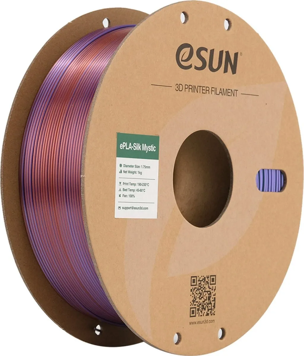 ESUN ePLA-Silk-Mystic Koperpaarsgroen 3D Filament 1kg - 1.75mm
