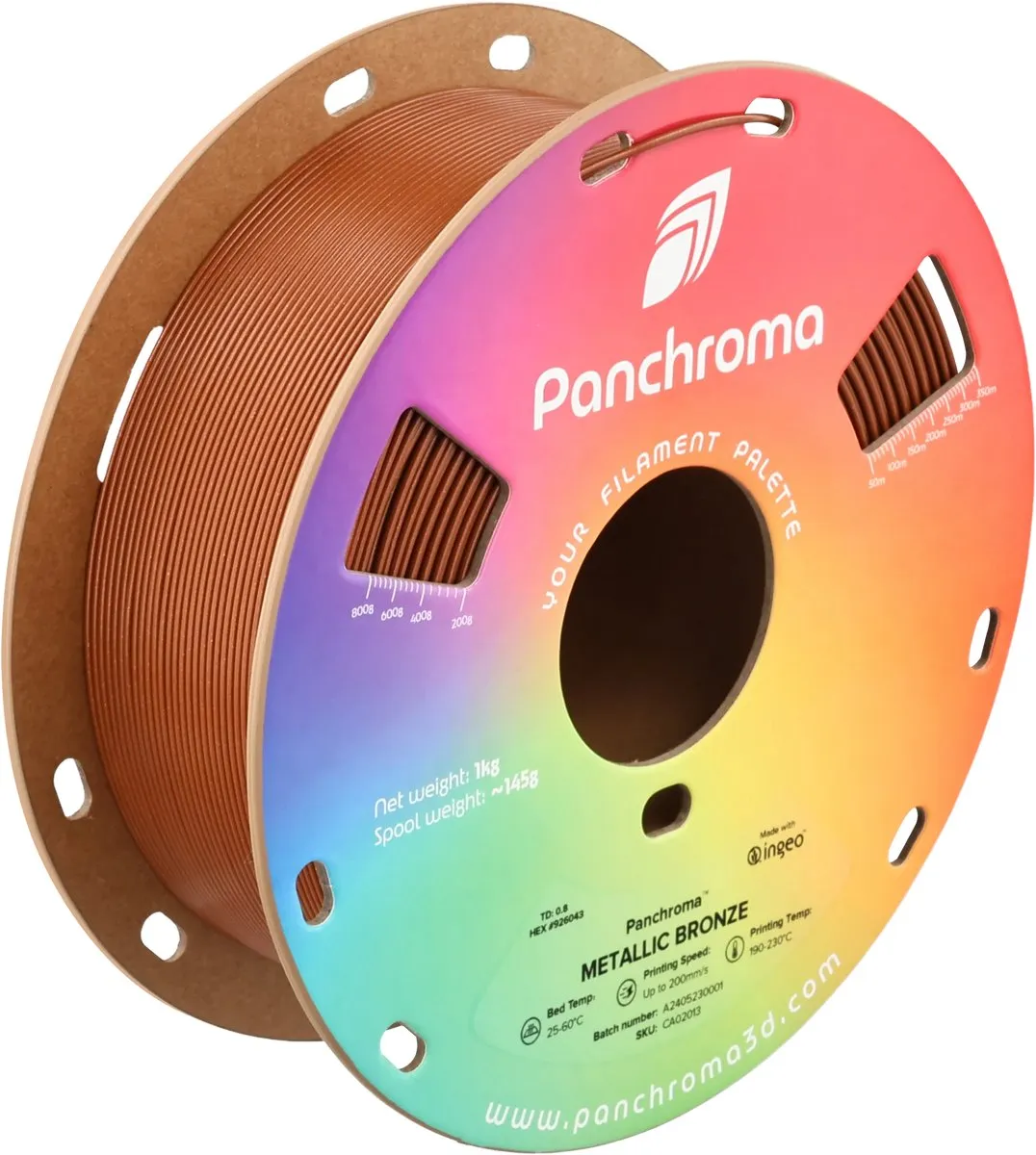 Polymaker Panchroma Metallic Bronze PLA 1,75mm 1kg