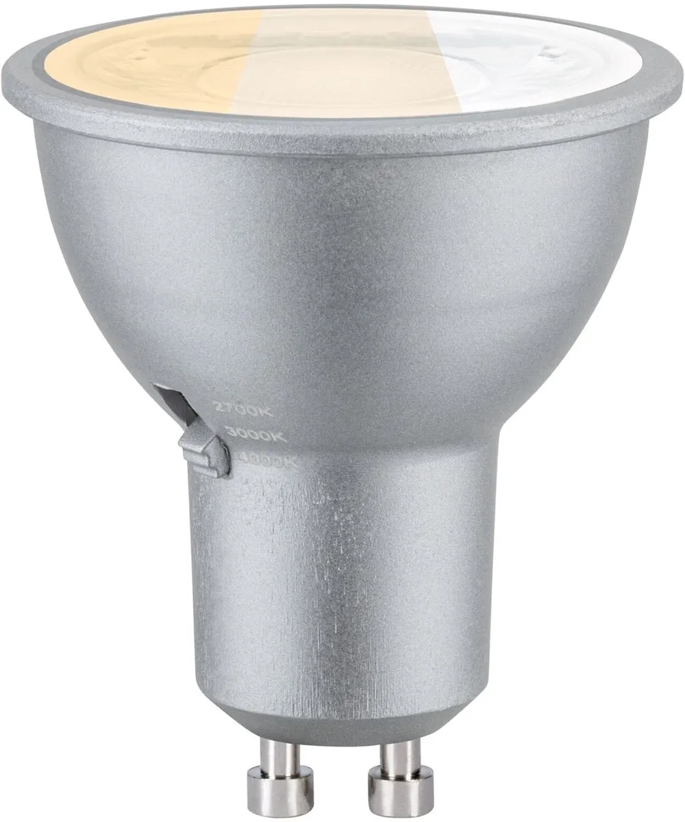 Paulmann LED Reflector GU10 650lm 6,9W 2700-4000K Chroom Mat