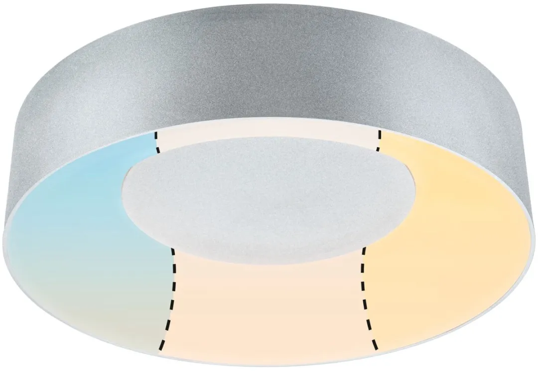 Paulmann Casca LED Plafondlamp 16W IP44 - 1500lm - Alu mat