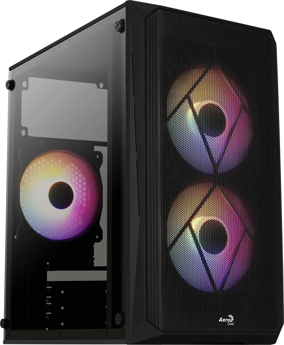 Aerocool CS107V2 ATX Semi-tower - Zwart
