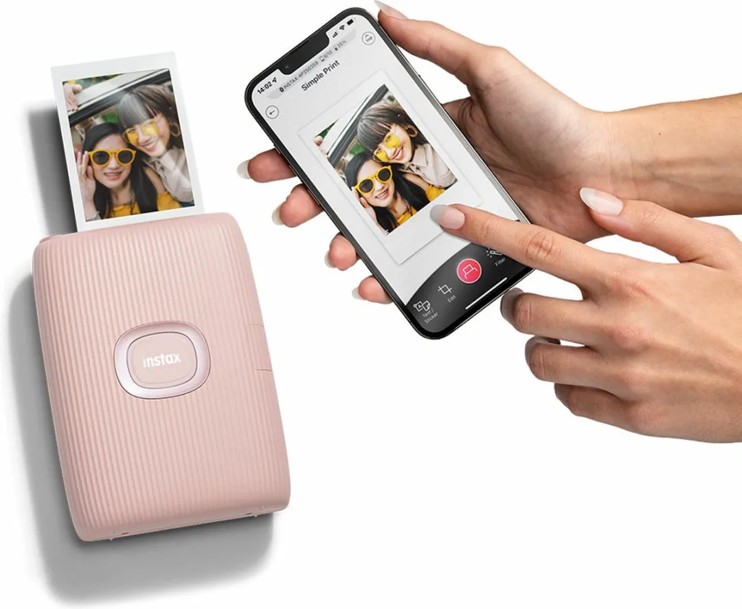Fujifilm Instax Mini Link 2 - Pocket Printer - Soft Pink