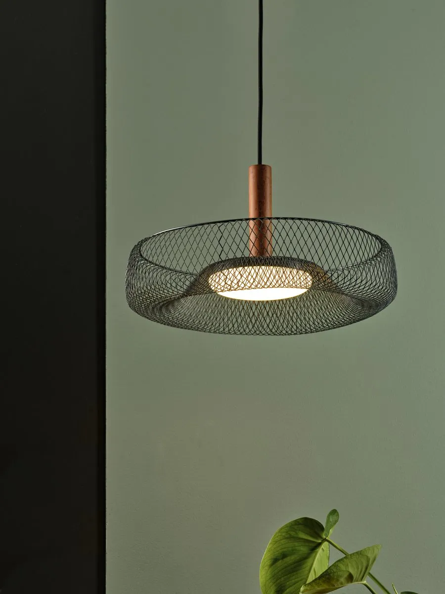 Osram Decor Mesh LED Hanglamp 18,5W - 400mm - Zwart - afbeelding 6 van 6