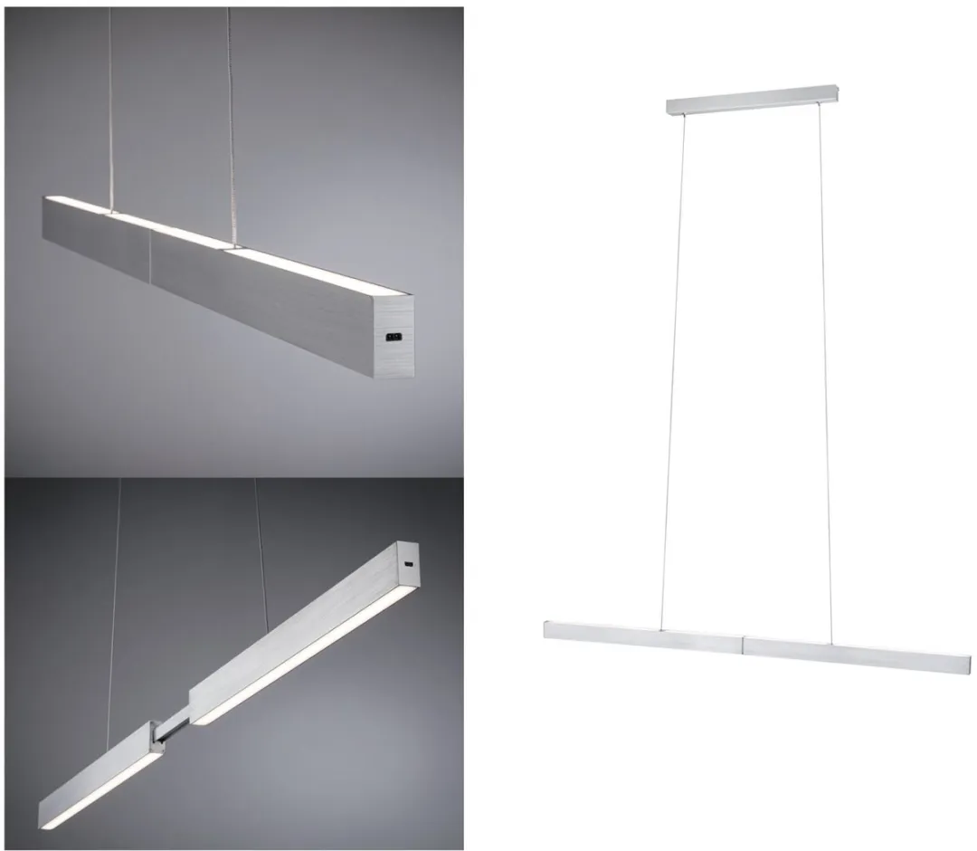 Paulmann LED Hanglamp Touchless Sensor Aptare 2x2280lm - 2700K - Alu geborsteld