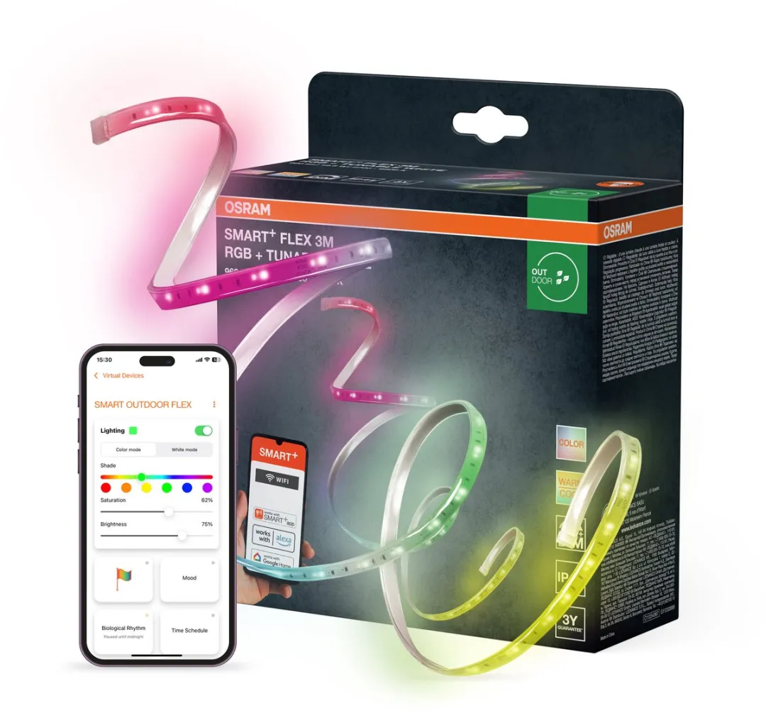 Osram SMART+ WIFI OUTD FLEX 3M LED Strip RGBW - 12W 790lm - IP44